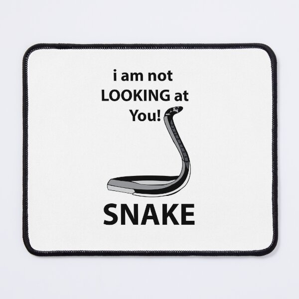 Item preview, Snake I am Not Looking At You Funny Snake designed and sold by Nisha Prabhu.