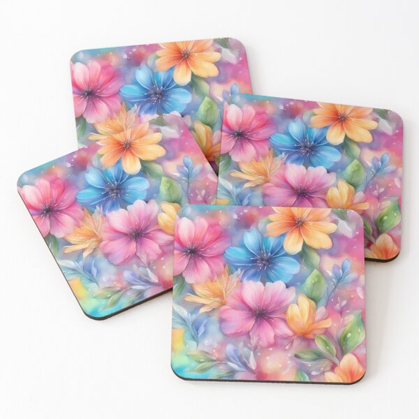 Item preview, Neon Rainbow Flower Fantasy designed and sold by CalmnessbyChoice.