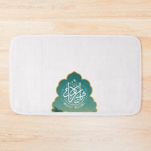 Item preview, Morocco Welcomes Flag Map Marrakech, Fez, Sahara designed and sold by AnimalsDH305.