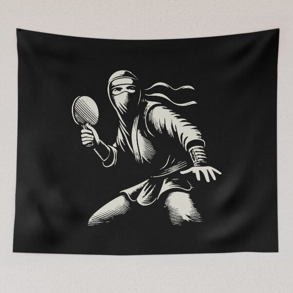 Item preview, Table Tennis Ninja Masterful Gamesmanship designed and sold by LuminOrb.