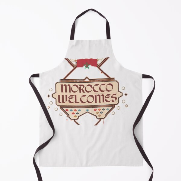 Item preview, Morocco Welcomes Flag Map Marrakech, Fez, Sahara designed and sold by AnimalsDH305.