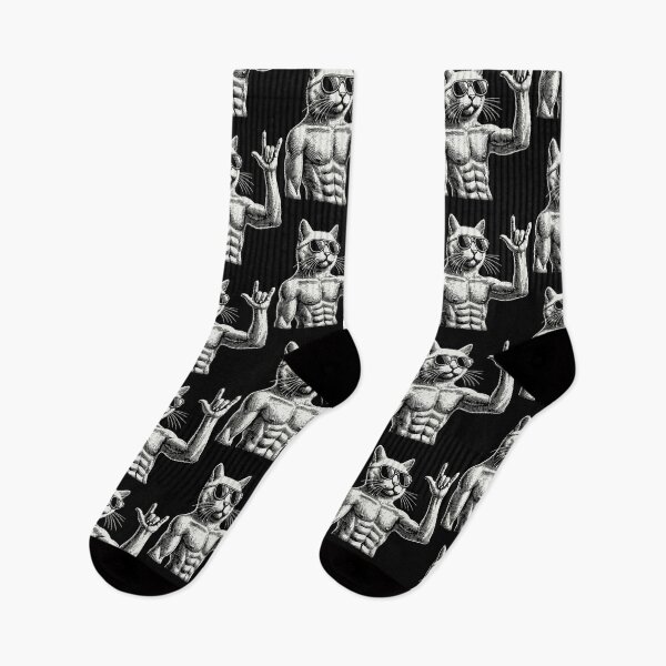 Item preview, Rock Music Heavy Metal Cat Festival designed and sold by LuminOrb.