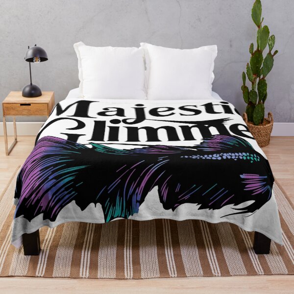 Item preview, Majestic Glimmer: Enchanting Betta Splendens Art designed and sold by EcoArtShop.
