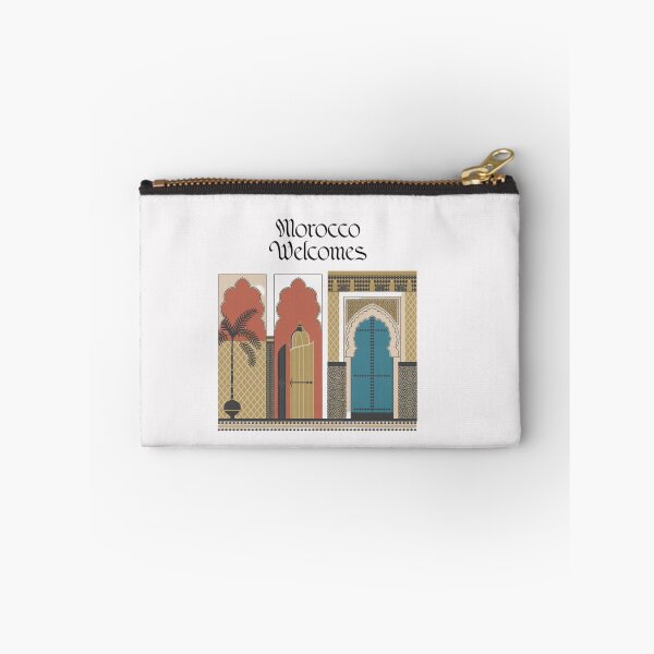 Item preview, Morocco Welcomes Flag Map Marrakech, Fez, Sahara designed and sold by AnimalsDH305.