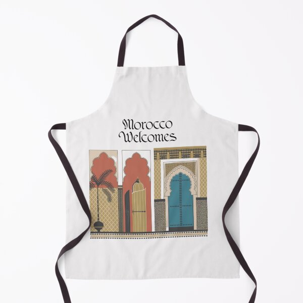 Item preview, Morocco Welcomes Flag Map Marrakech, Fez, Sahara designed and sold by AnimalsDH305.