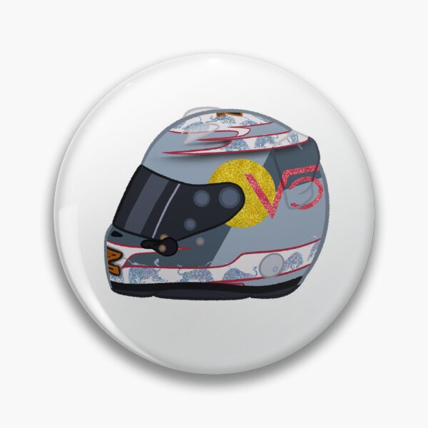 Item preview, Sebastian Vettel 2010 Race of Champions Helmet  designed and sold by OriDraws.