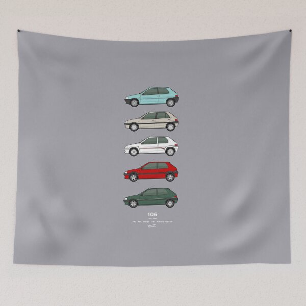 Item preview, 106 S1 ('91-'96) Classic Car Collection Artwork designed and sold by RJWautographics.