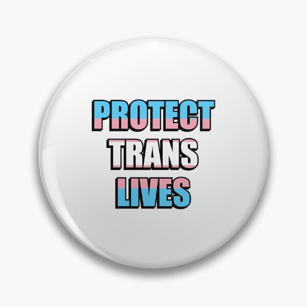 Item preview, Protect Trans Lives - transgender flag colors designed and sold by Inspirationmotivation.