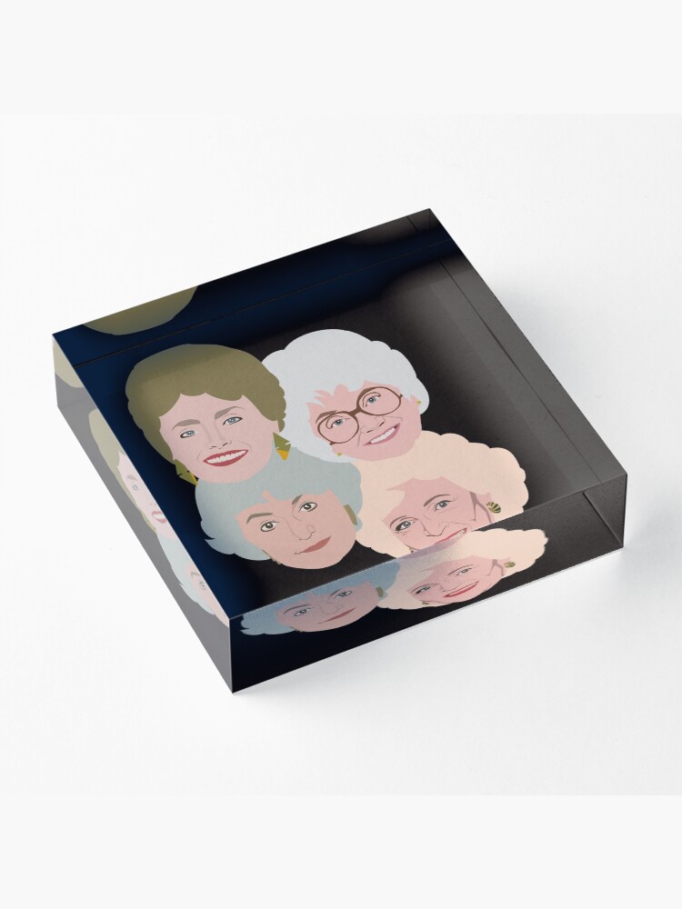 Alternate view of The Golden Girls Acrylic Block