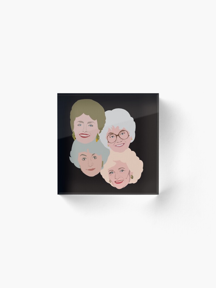 Alternate view of The Golden Girls Acrylic Block