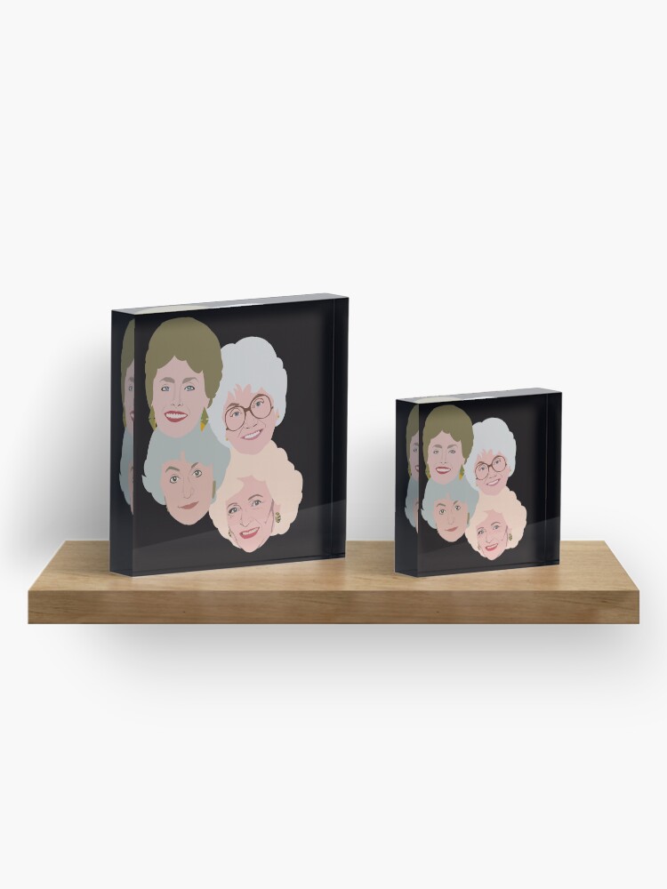 Alternate view of The Golden Girls Acrylic Block