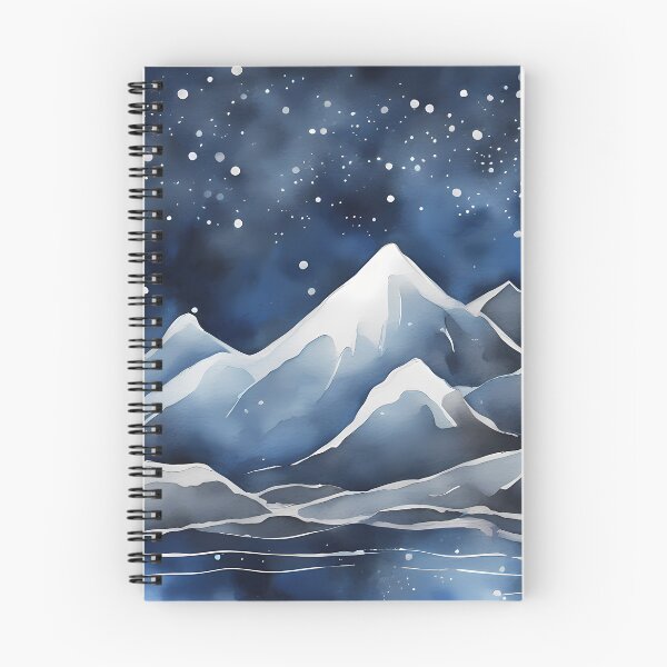 Item preview, Blue and White Mountains designed and sold by CalmnessbyChoice.