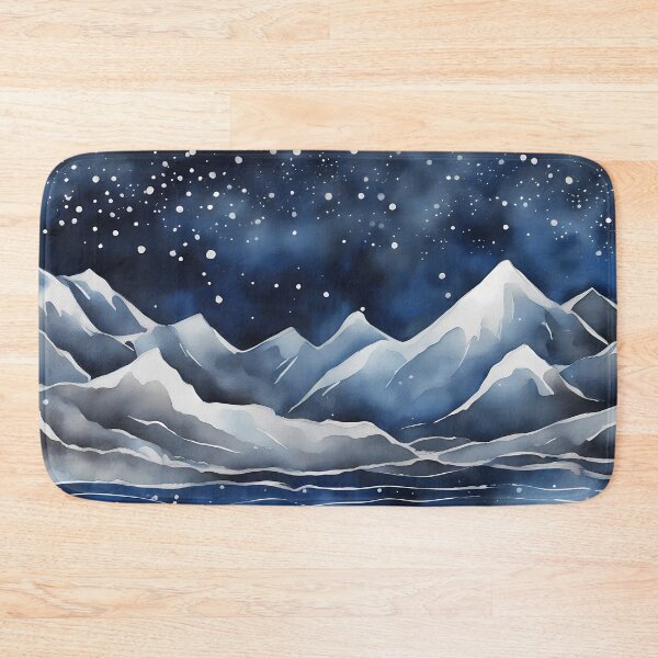 Item preview, Blue and White Mountains designed and sold by CalmnessbyChoice.