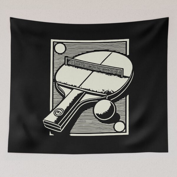 Item preview, Table Tennis Bat Artistic Representation designed and sold by LuminOrb.