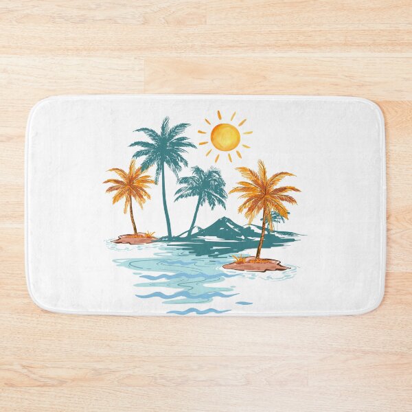 Item preview, sunset over palm trees designed and sold by Periush.