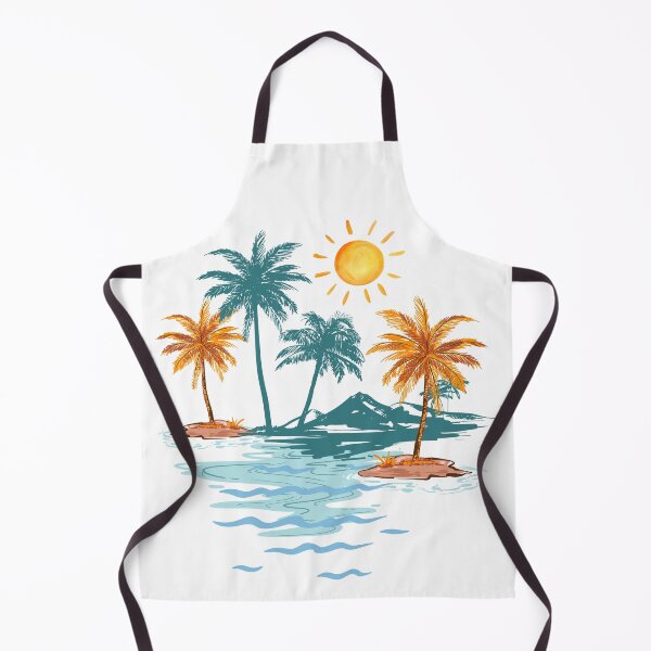 Item preview, sunset over palm trees designed and sold by Periush.