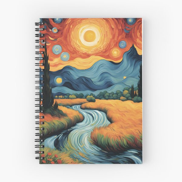 Item preview, Starry Day - Van Gogh Style designed and sold by chromavibes-art.