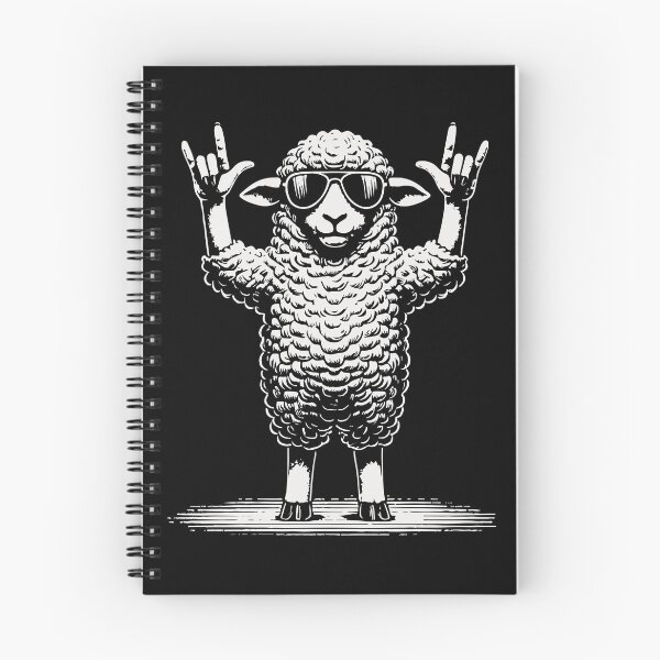 Item preview, Rock Music Sheep Heavy Metal Festival Vibes designed and sold by LuminOrb.