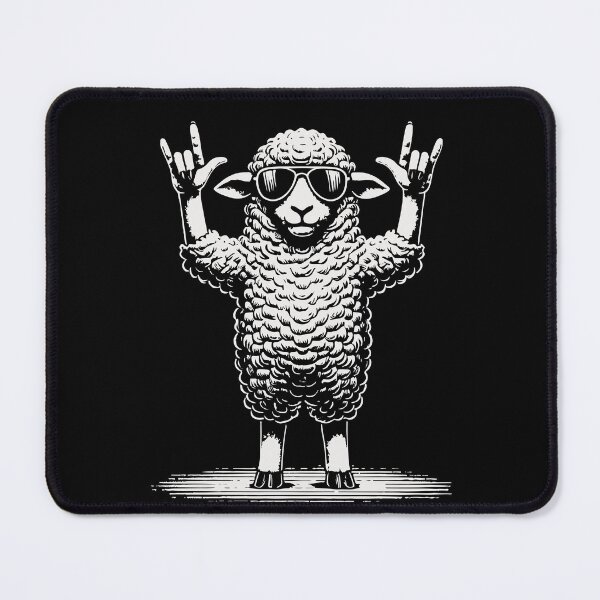 Item preview, Rock Music Sheep Heavy Metal Festival Vibes designed and sold by LuminOrb.