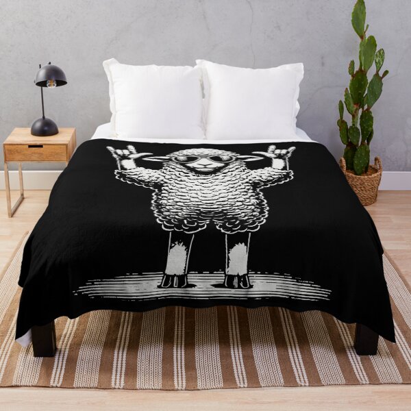 Item preview, Rock Music Sheep Heavy Metal Festival Vibes designed and sold by LuminOrb.