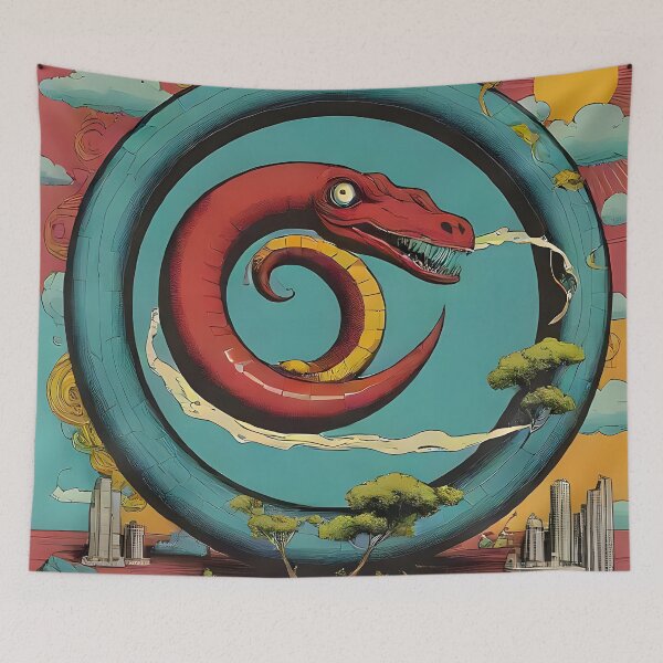 Item preview, The Ouroboros Awakens designed and sold by hikikiki.