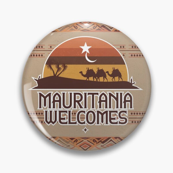 Item preview, Mauritania Welcomes Flag Map Nouakchott, Sahara, Adrar designed and sold by AnimalsDH305.