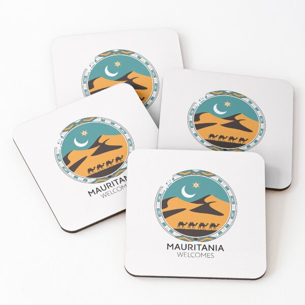 Item preview, Mauritania Welcomes Flag Map Nouakchott, Sahara, Adrar designed and sold by AnimalsDH305.