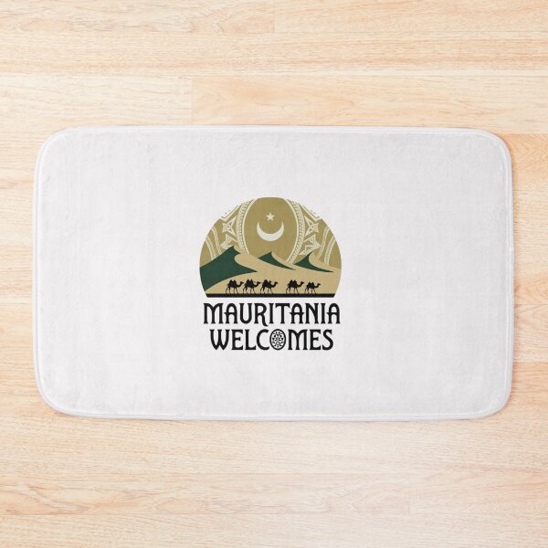 Item preview, Mauritania Welcomes Flag Map Nouakchott, Sahara, Adrar designed and sold by AnimalsDH305.
