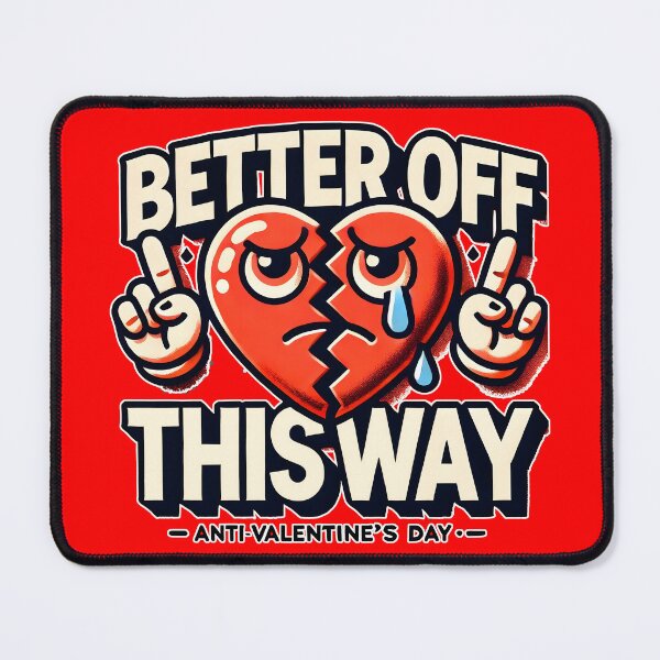 Item preview, Funny Broken Heart Anti-Valentine’s Day Design designed and sold by CoolVisionStd.
