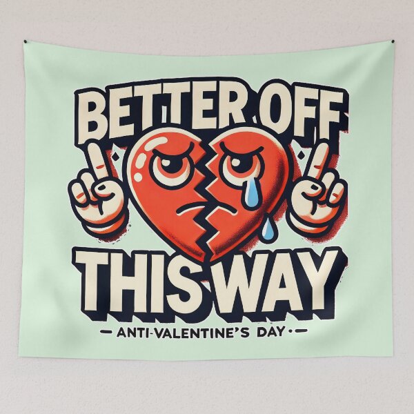 Item preview, Funny Broken Heart Anti-Valentine’s Day Design designed and sold by CoolVisionStd.