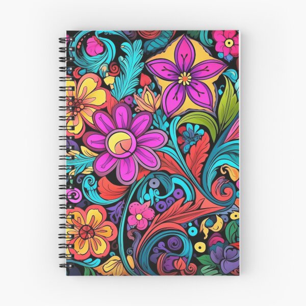 Item preview, Groovy Psychedelic Hippy Flowers Pattern designed and sold by GrinGalore.
