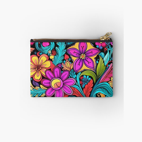 Item preview, Groovy Psychedelic Hippy Flowers Pattern designed and sold by GrinGalore.