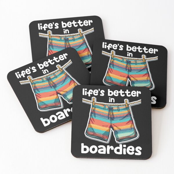 Item preview, LIFE'S BETTER IN BOARDIES - SURFING GIFT designed and sold by KEF Custom.