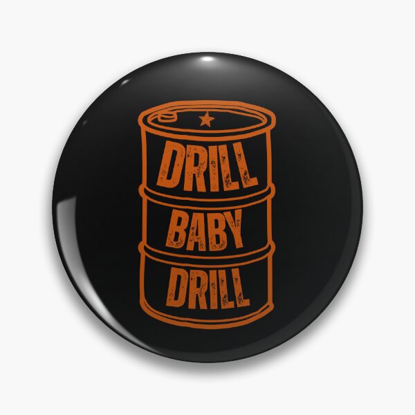 Item preview, Drill Baby Drill - Bold Orange designed and sold by MolnFabrik.