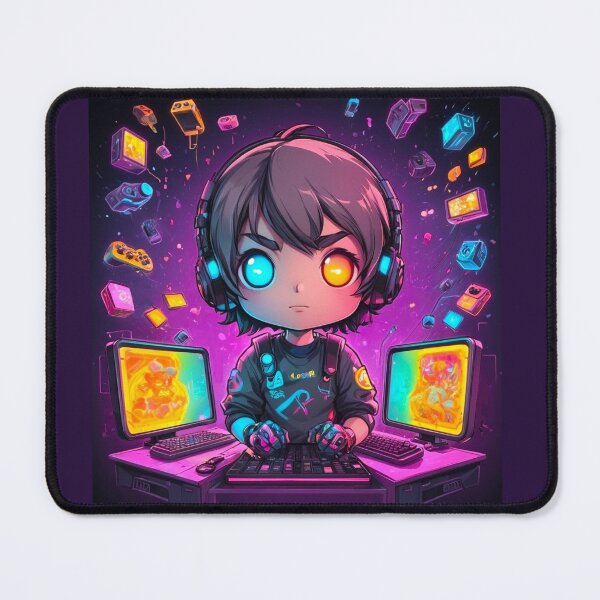 Item preview, Chibi Arcade Academy: Highly Addictive Neon Gaming Meets Learning designed and sold by Pixel Palette.