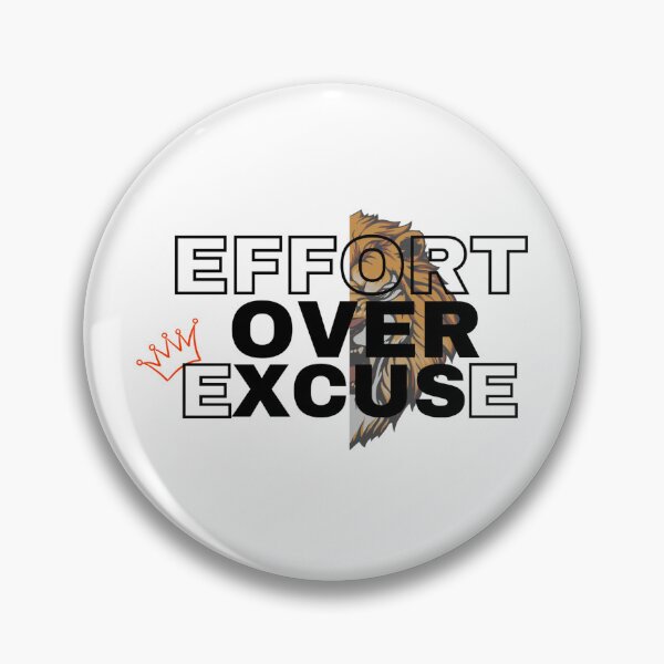 Item preview, EFFORT OVER EXCUSE - Motivational/ Inspirational quotes designed and sold by TishCO.