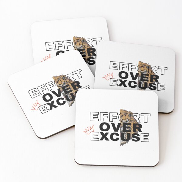 Item preview, EFFORT OVER EXCUSE - Motivational/ Inspirational quotes designed and sold by TishCO.