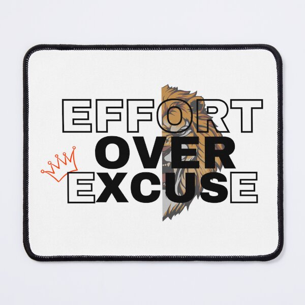 Item preview, EFFORT OVER EXCUSE - Motivational/ Inspirational quotes designed and sold by TishCO.