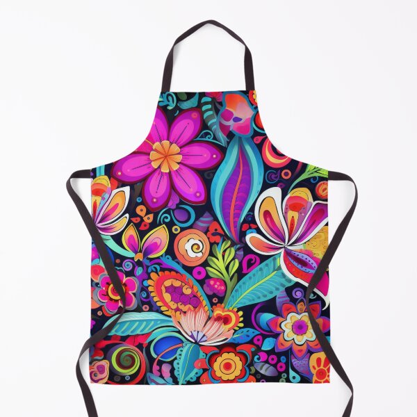 Item preview, Groovy Psychedelic Hippy Trippy Different Flowers Pattern designed and sold by GrinGalore.