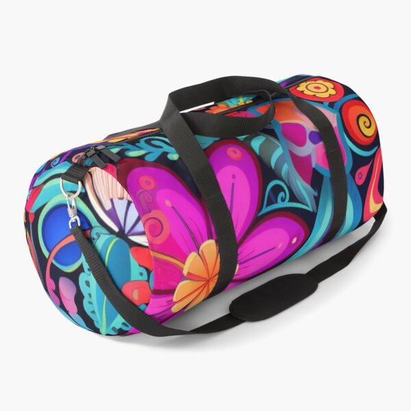Item preview, Groovy Psychedelic Hippy Trippy Different Flowers Pattern designed and sold by GrinGalore.