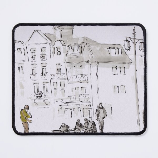 Item preview, Busker playing guitar drawing designed and sold by MikeJory.