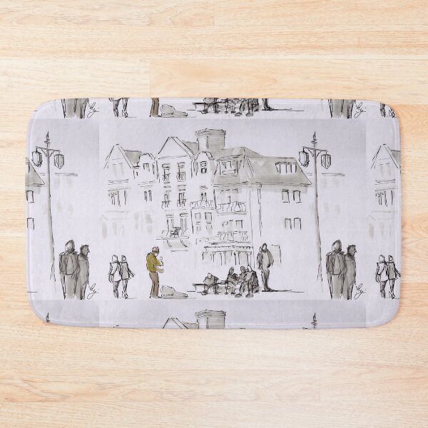 Item preview, Busker playing guitar drawing designed and sold by MikeJory.