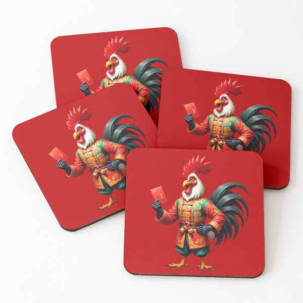 Item preview,  Rooster in Chinese Garb Holding Red Envelope designed and sold by Itsheartshop.