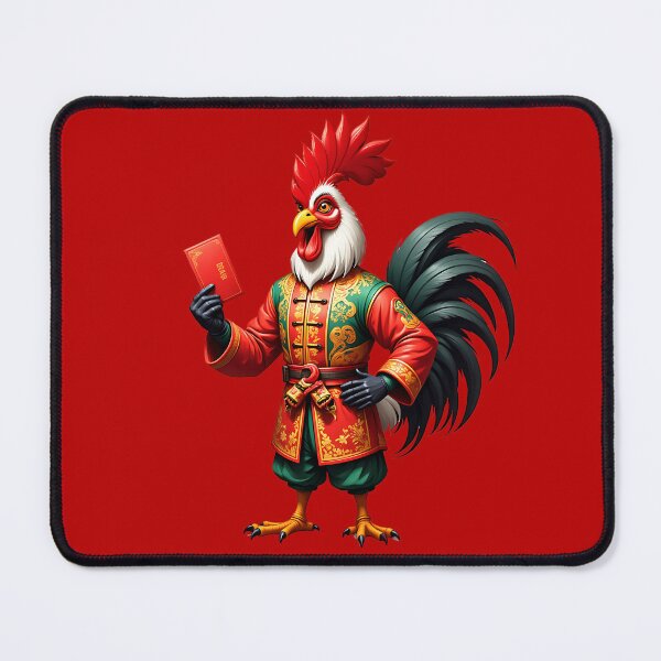 Item preview, Rooster in Chinese Garb Holding Red Envelope designed and sold by Itsheartshop.
