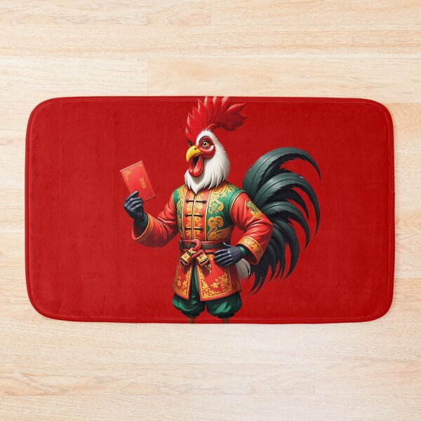 Item preview,  Rooster in Chinese Garb Holding Red Envelope designed and sold by Itsheartshop.
