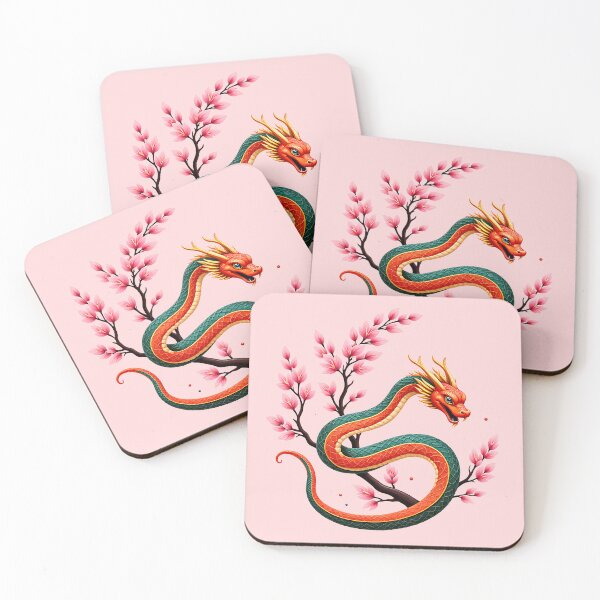 Item preview, Chinese New Year Snake and Cherry Blossoms designed and sold by Itsheartshop.