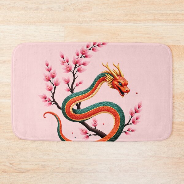 Item preview, Chinese New Year Snake and Cherry Blossoms designed and sold by Itsheartshop.