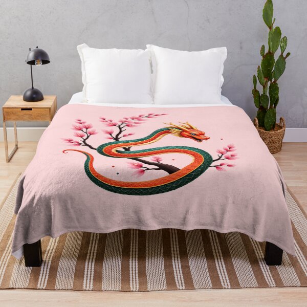 Item preview, Chinese New Year Snake and Cherry Blossoms designed and sold by Itsheartshop.