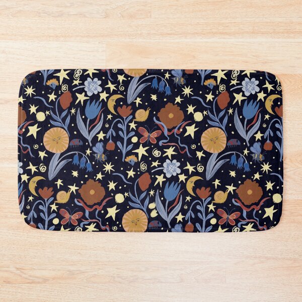 Item preview, Night Matisse-Inspired Celestial Garden Pattern Illustration Jemma Jamie Skidmore  designed and sold by Jemma Jamie Skidmore.