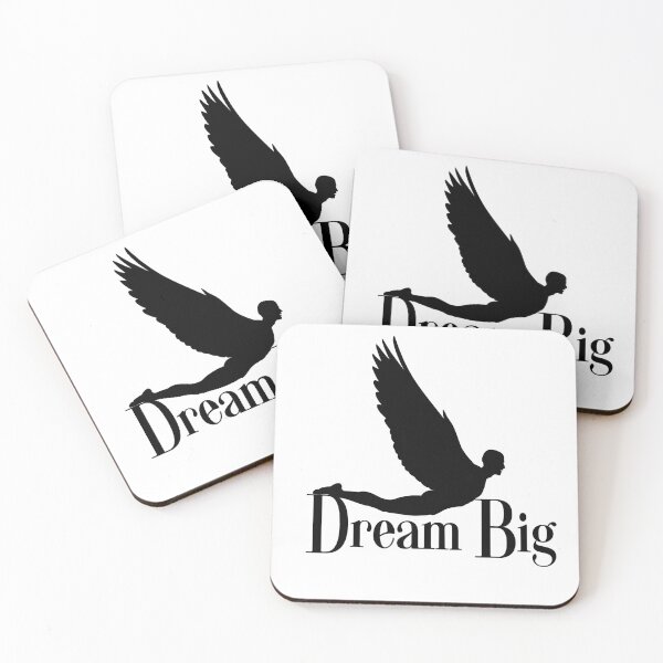 Item preview, Camiseta con silueta y alas "Dream Big" designed and sold by GorinART.